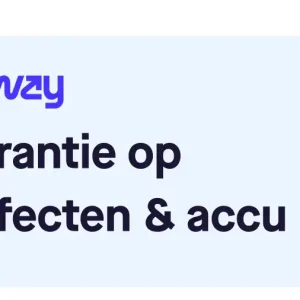 Uitgebreide garantie op defecten en batterij - 3 Jaar Laatste Versie