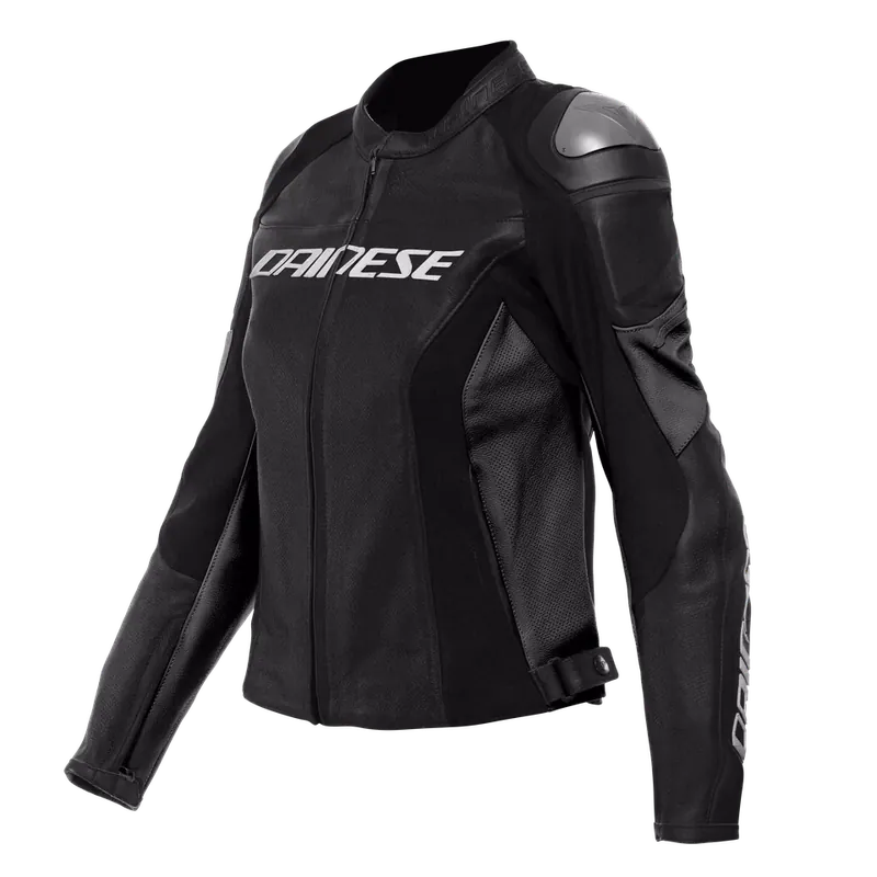 Dagaanbieding Dainese Racing 4 Lady Leather Jacket Perforated Black Black 631