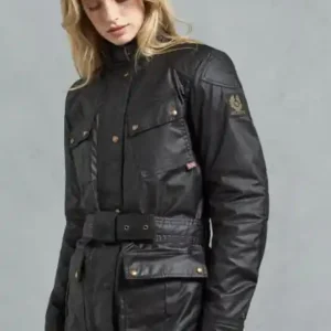 Belstaff Classic Tourist Trophy 4 Pocket Jacket Ladies Black Actieprijs