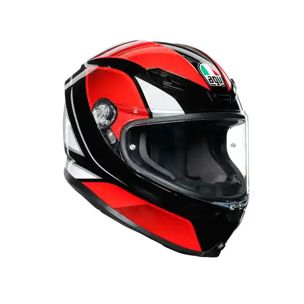Beperkt Aanbod AGV K6 Hyphen 004 Black Red White