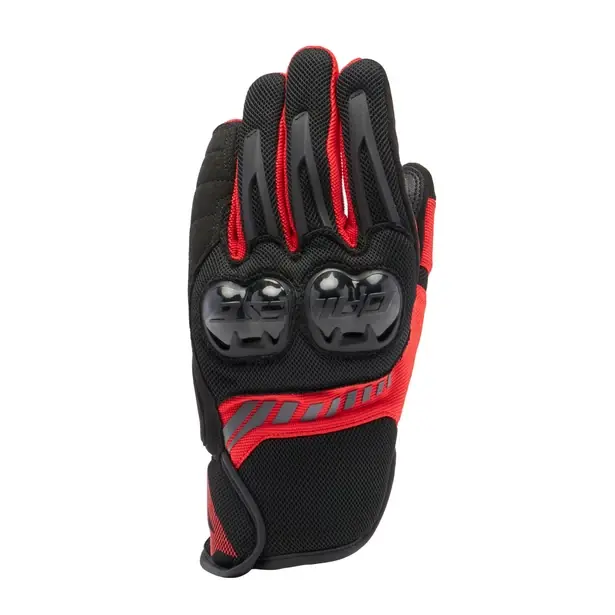 Beste Prijs Dainese Mig 3 Air Tex Gloves Black Lava Red B78