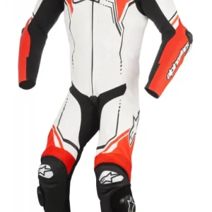 Actieprijs Alpinestars GP Plus V2 1pc Suit White Black Red Fluo 233