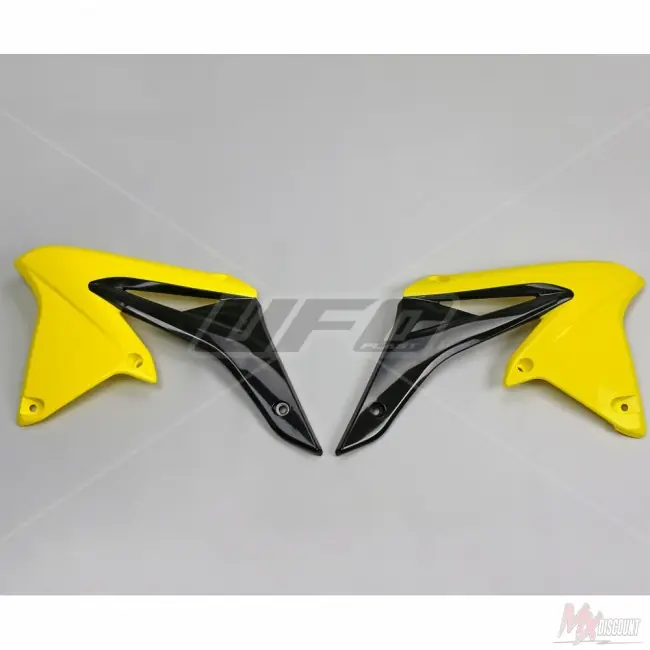 Ufo Radiateur Kappen rmz250 10-18 Geel/Zwart Veilige Betaling