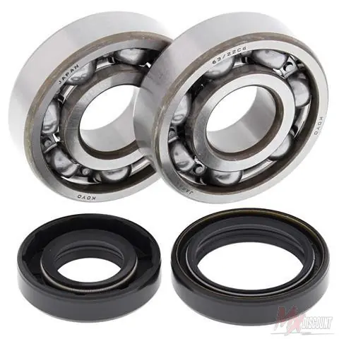 Weekendaanbieding All Balls Krukaslagers Set kawasaki kx 125 88-07