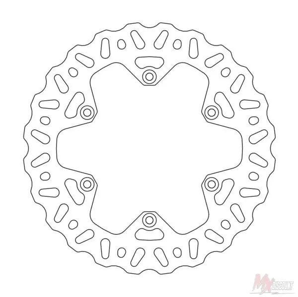 Populair Moto-Master nitro achterremschijf ktm husq gas 220mm