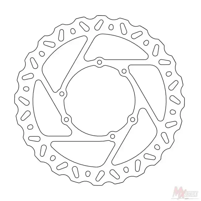 Korting Moto-Master nitro voorremschijf honda crf 250 450 15-25