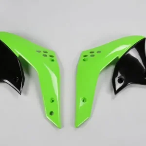 Alleen Vandaag Ufo Radiateur Kappen kawasaki kxf 250 06-08 Zwart