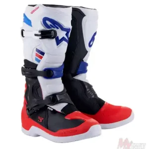 Alpinestars tech 3 crosslaarzen blauw/wit/rood 40.5 Bestel Nu
