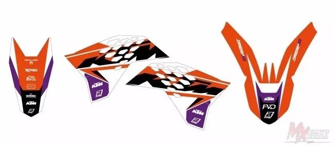 Voordeelprijs Blackbird stickerset dream 5 ktm sx sxf 07-10 exc 08-11