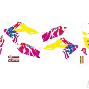 Lage Kosten Blackbird stickerset retro suzuki rmz 250 19-25 450 18-25
