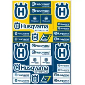 Blackbird stickervel pvc husqvarna Speciale Aanbieding