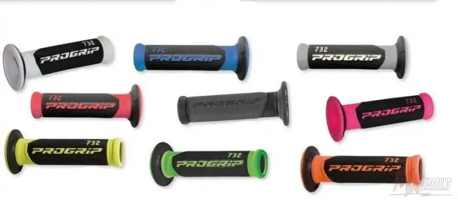 Aanbieding Progrip 732 road Handvatten gesloten Blauw/Zwart