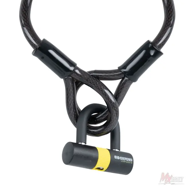 Oxford loop lock 15 kabel en slot 15mm x 2m Koop Online