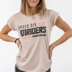 Exclusieve Aanbieding Dámské triko 101 Riders Road Loose růžové