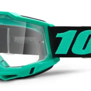 Flitsaanbieding Motokrosové brýle 100% ACCURI 2 zelené (čiré plexi)