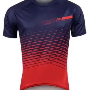 Bestel Nu Dres FORCE MTB Angle modro-červený výprodej