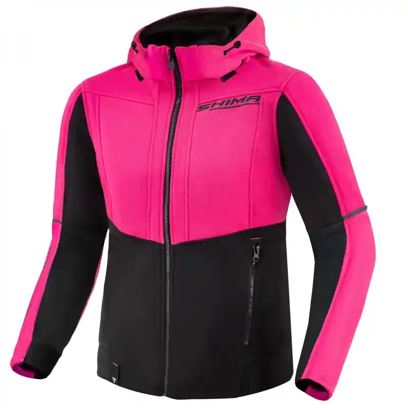 Tijdelijk Beschikbaar Dames motorsweatshirt Shima Daybreaker zwart-roze XS