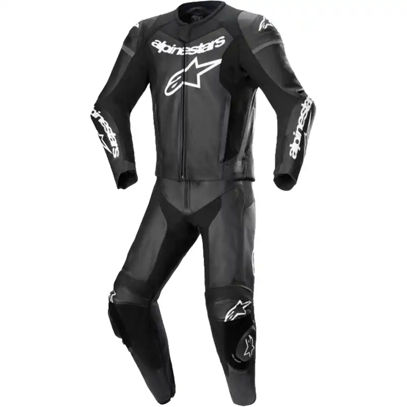 Alpinestars GP Force Lurv zwart en wit leren tweedelig pak Fabrieksprijs