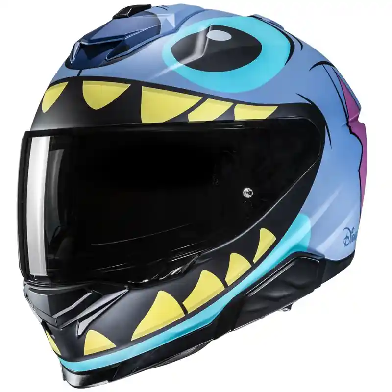 Voordeelprijs Integrální helma na motorku HJC i71Stitch Disney MC2SF modro-fialová
