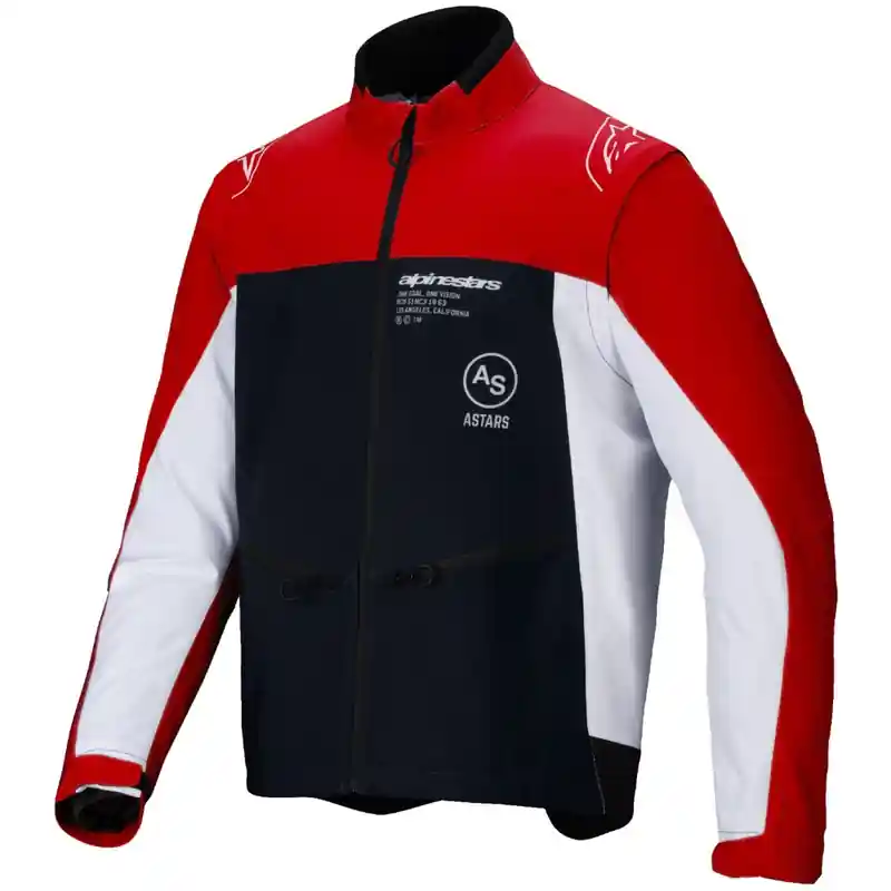 Alpinestars Lite Dura Softshell jack zwart-rood-wit S Betaalbaar