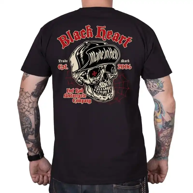 Flitsaanbieding T-shirt Black Heart Zwaartekracht zwart M