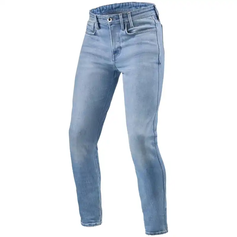 Aanbieding Revit Piston 3 Skinny Motorcycle Jeans Lichtblauw W28/L34