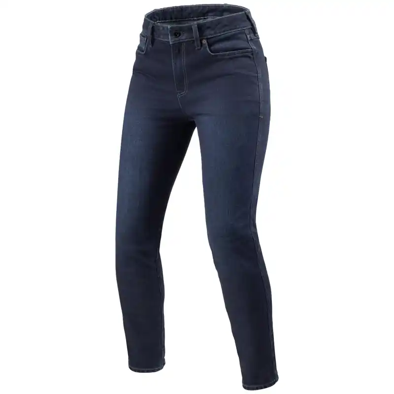 Actieprijs Dames Revit Marzia Skinny Motorcycle Jeans Blauw W26/L32