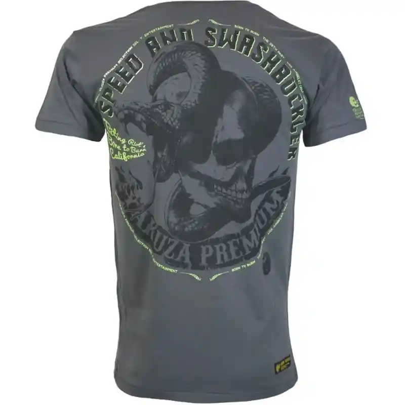 Yakuza Premium Speed en Swashbuckler T-shirt donkergrijs S Bestel Nu