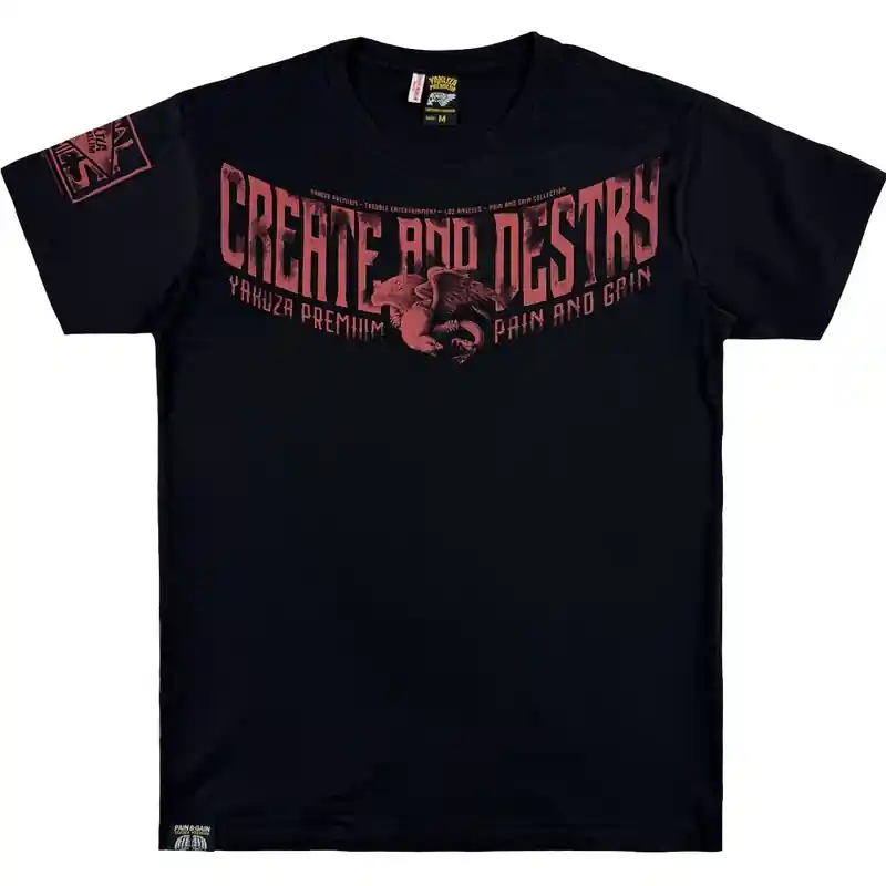 Yakuza Premium 3905 T-shirt zwart S Fabrieksprijs