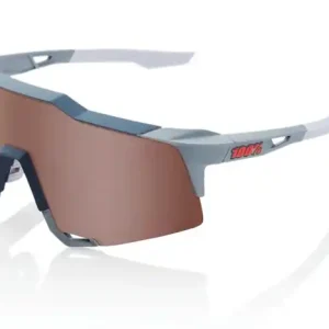 100% SPEEDCRAFT Soft Tact Stone Grey zonnebril (HIPER zilverglas) Korting