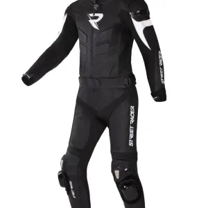 Street Racer Fast Track 2 zwarte motoroverall uitverkoop Merkproduct