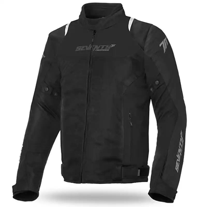 Hete Deal Motorjas SEVENTY DEGREES SD-JR48 zwart uitverkoop