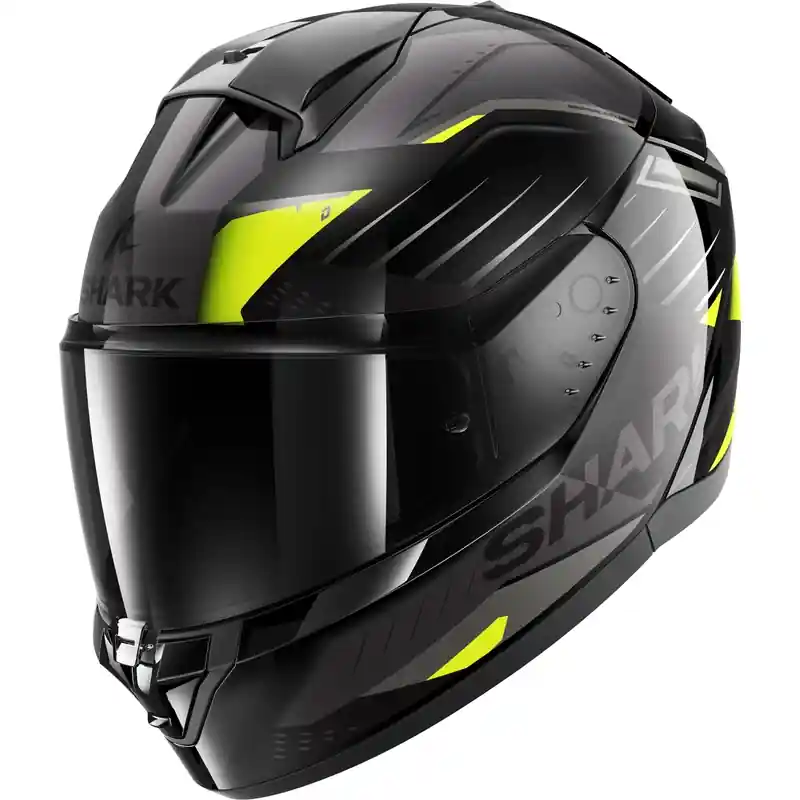 Integraalhelm SHARK RIDILL 2 BERSEK zwart-grijs-fluogeel Koop Vandaag