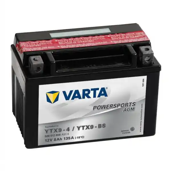 Nu Kopen VARTA MOTO LF YTX9-4/YTX9-BS 12V/8AH onderhoudsvrije batterij