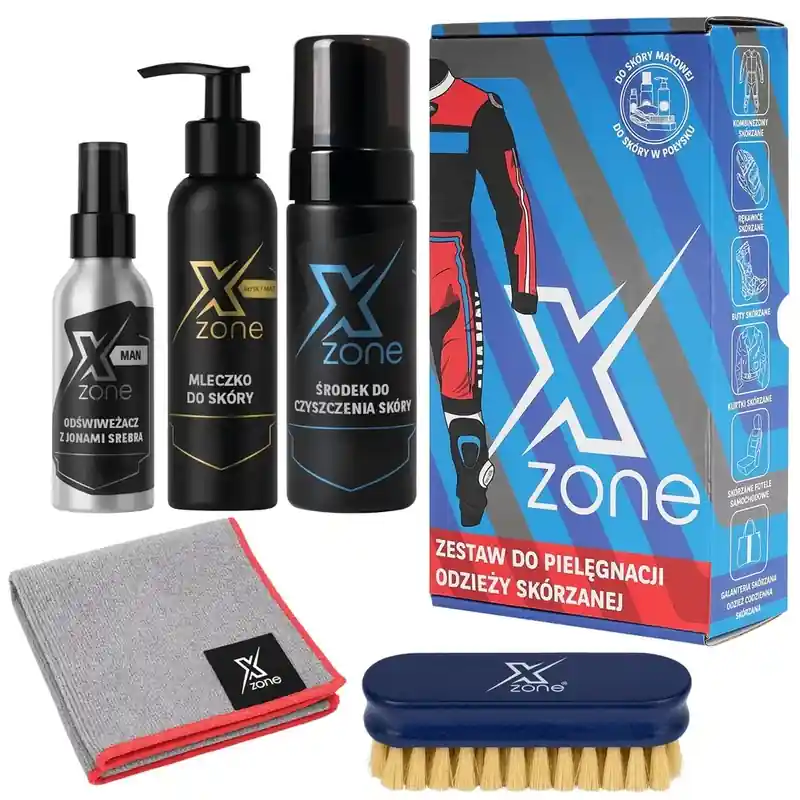 Weekendaanbieding Xzone lederen verzorgingsset