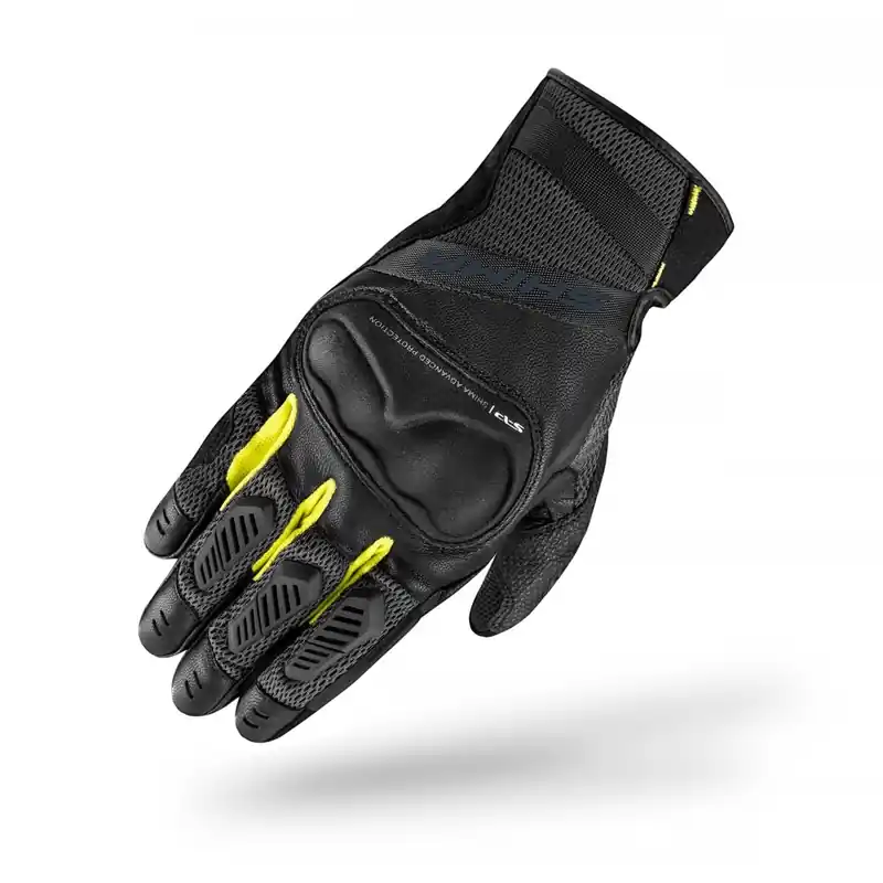 Motorhandschoenen Shima Hero zwart-fluo geel S Gereduceerde Prijs