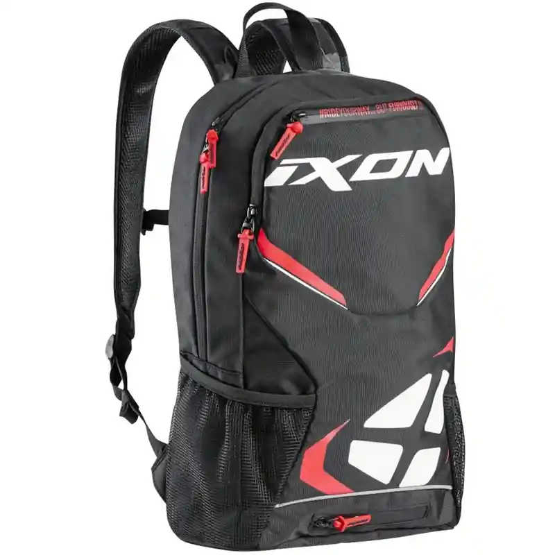 Speciale Aanbieding Motorrugzak IXON R-Tension 23 zwart-wit-rood