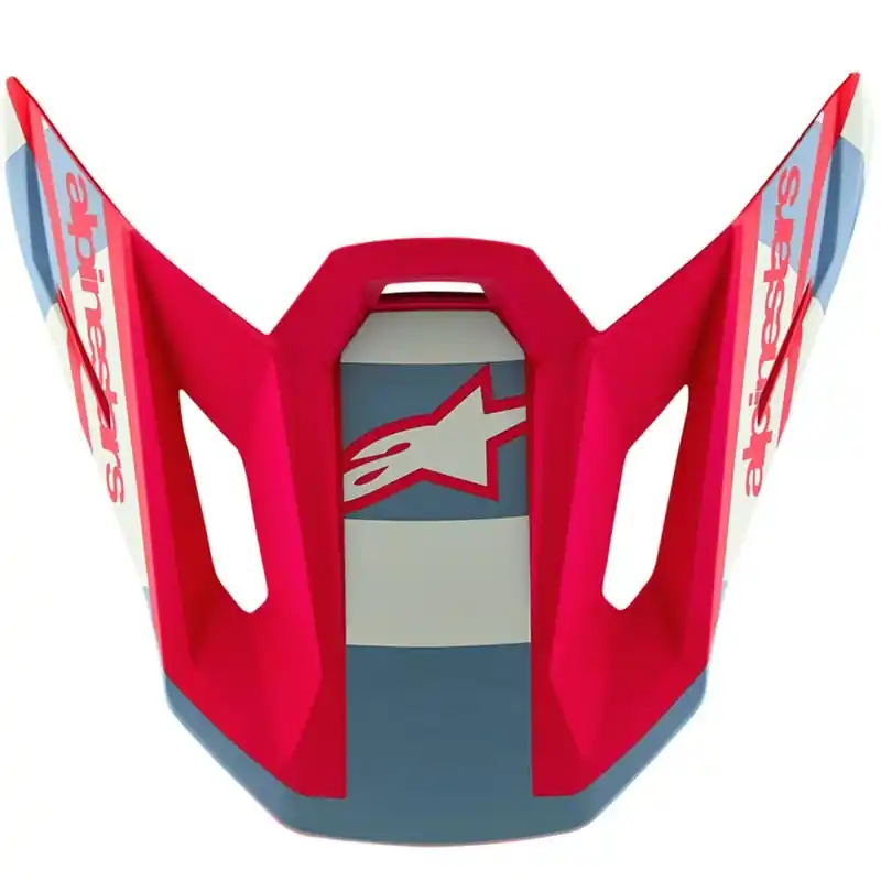 Actieprijs Alpinestars Supertech S-M7 limited edition Beast Coast motorhelmvizier grijs-zwart-oranje