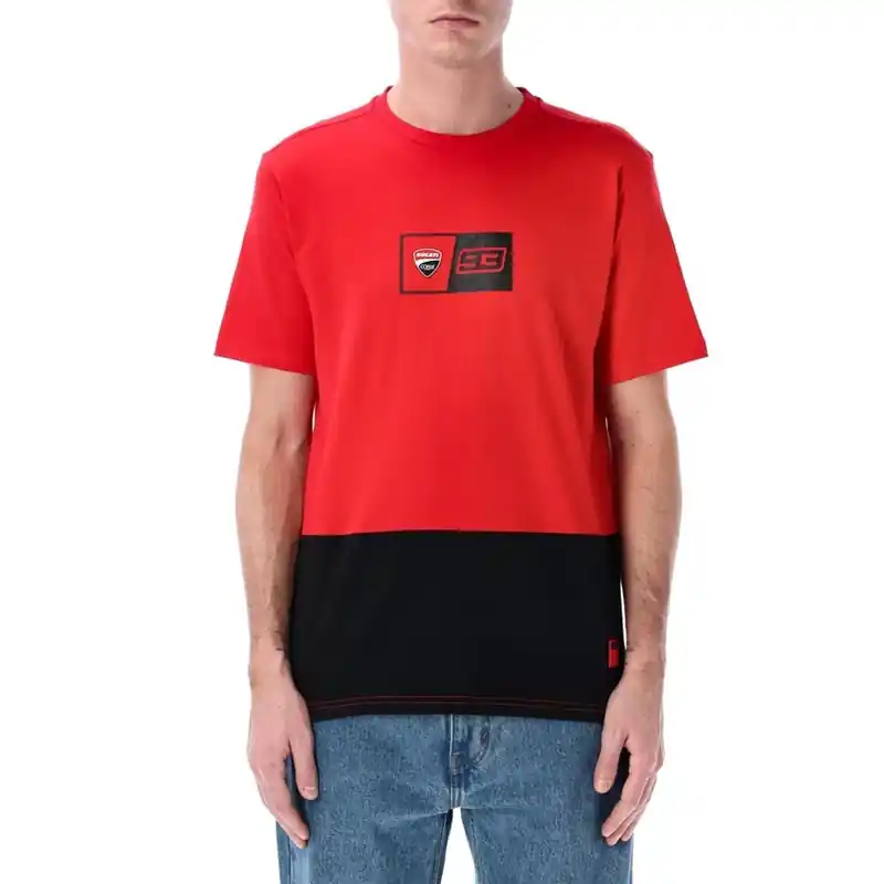 Goedkoop Ducati Corse Marc Marquez T-shirt met rood logo L