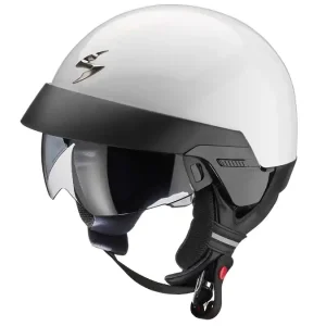 Weekendaanbieding Přilba na motorku Scorpion EXO-100 bílá výprodej