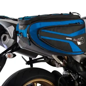 Boční brašny na motocykl Oxford P50R černo-modré Nu Kopen