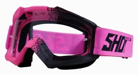 Laatste Kans Motokrosové brýle Shot Assault Fusion fluo růžové