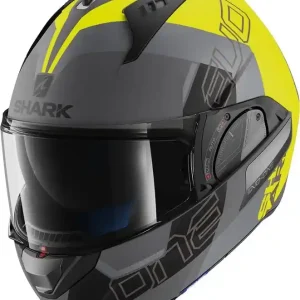 Aanbieding Překlápěcí přilba SHARK EVO-ONE 2 Slasher Mat stříbrno-černo-žlutá výprodej