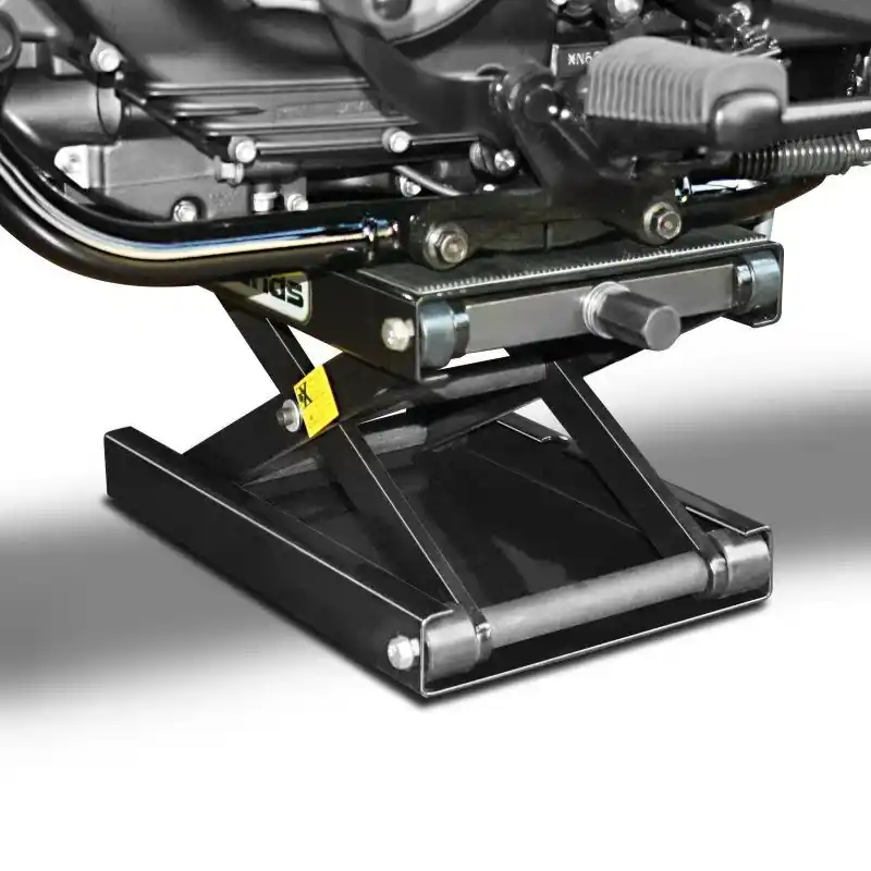 Gratis Retour Motorfiets Motorlift ConStands Mid-lift M Hefbrug geschikt voor Chopper 500kg met crank in zwart