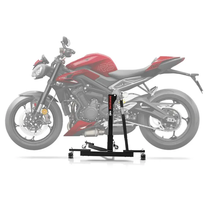 Center Paddock Stand compatibel met Triumph Street Triple 765 R / RS 23-26 Lift ConStands Power-Evo zwart Meest Verkocht