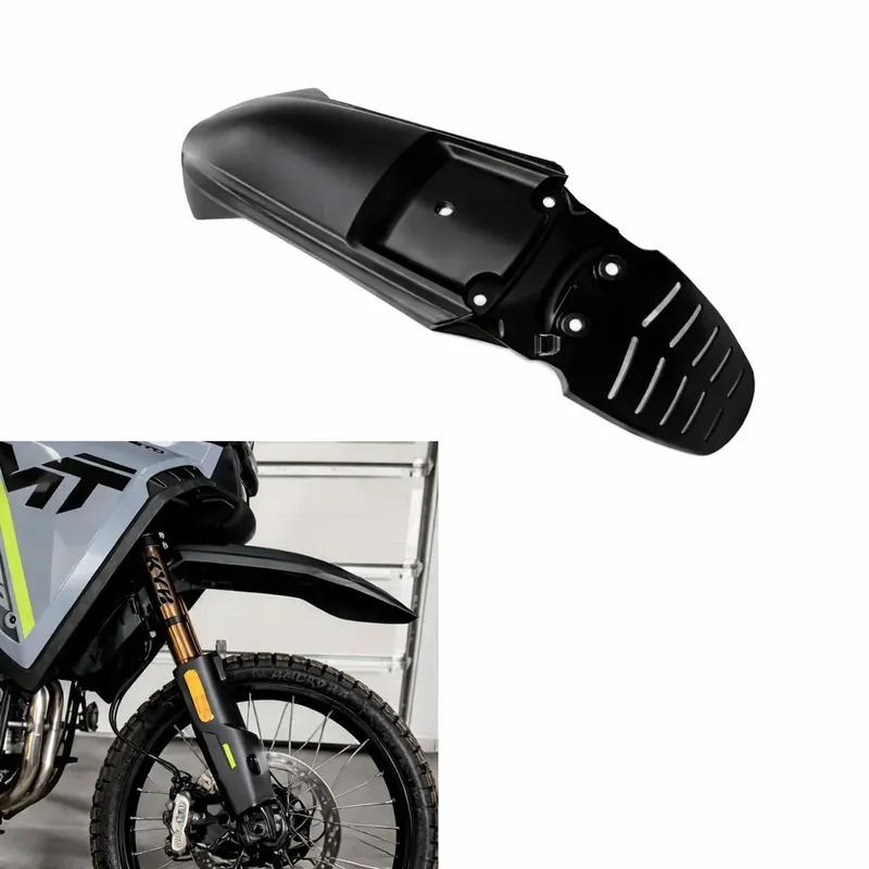 Voorspatbord geschikt voor CFMOTO 450 MT 23-26 spatbescherming Zaddox GK4 mat zwart Op = Op