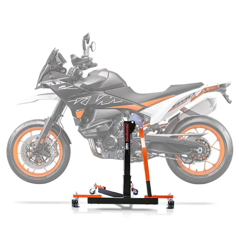 Meest Verkocht Center Paddock Stand compatibel met KTM 890 SMT 23-26 Lift ConStands Power-Evo oranje