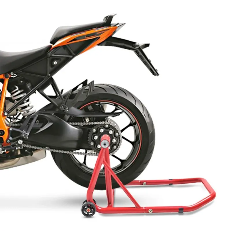Paddock stand achter Monobrug compatibel met KTM 1290 Super Duke GT 16-24 ConStands Single-Classic rood Laatste Versie