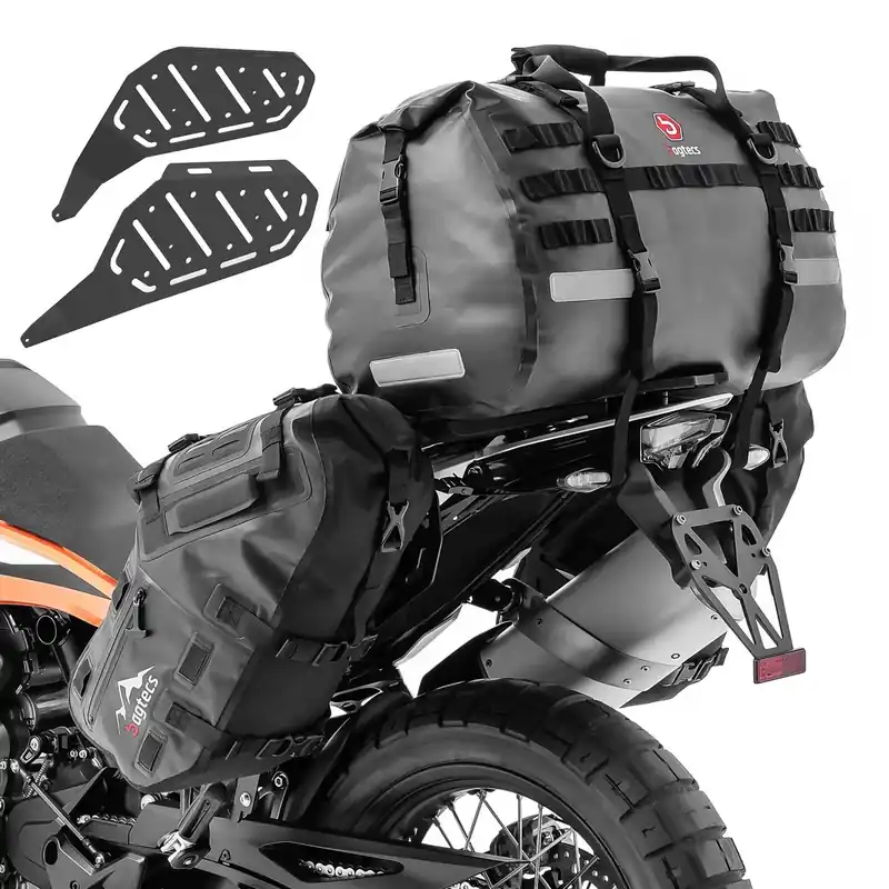 Set Zijtassen MT142 + Zijdrager + Achtertas voor KTM 790 / 890 Adventure / R 19-26 Bagagedrager Bagtecs TW69 Dagaanbieding