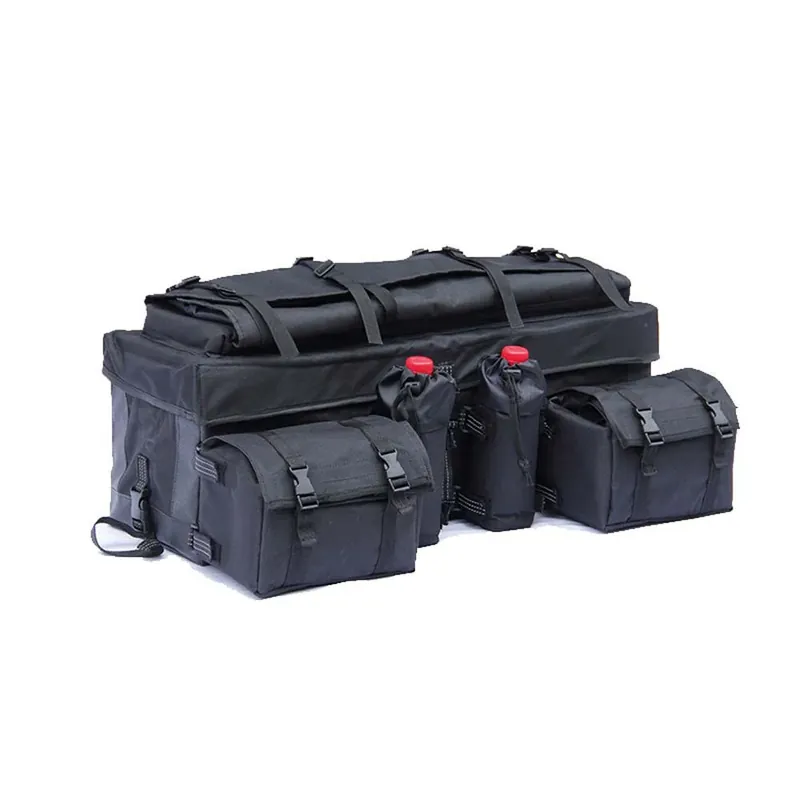 Rechtstreeks Van De Fabrikant ATV Quad achtertas Bagtecs QB2 Topkoffer Rear rack Pack zwart